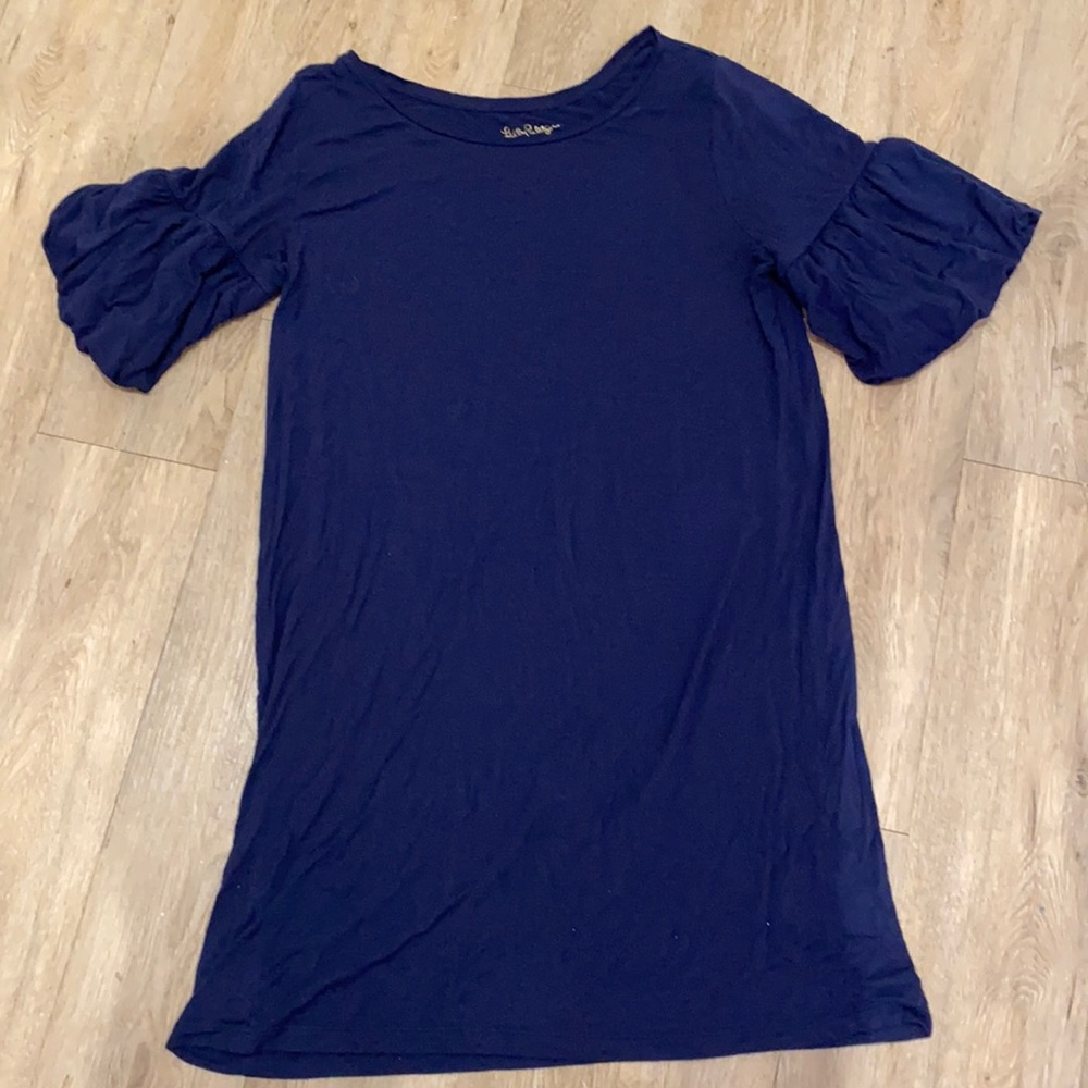 SZ LARGE Lilly Pulitzer Balloon Sleeve TShirt Dress